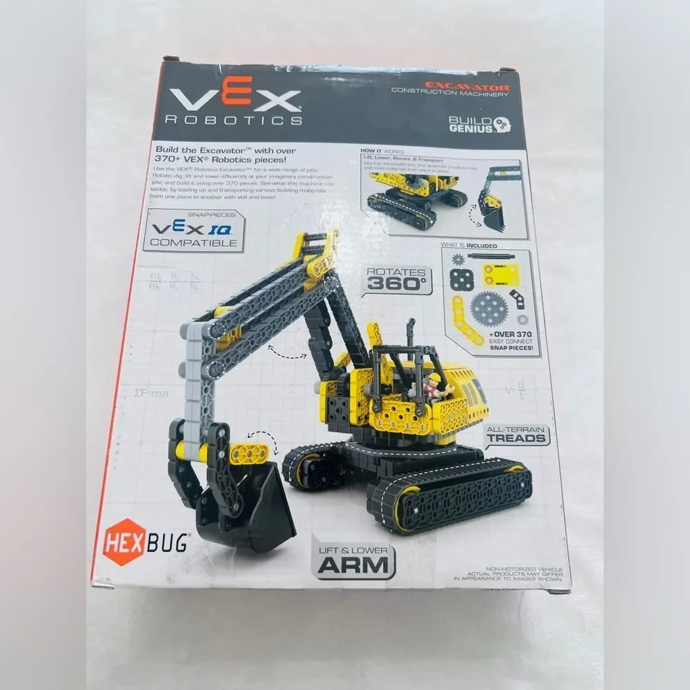 HEXBUG VEX ROBOTICS EXCAVATOR CONSTRUCTION MACHINERY 406-7608-703 - NEW